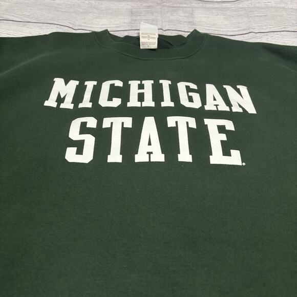 Champion Michigan State Spartans Mens Size XL Crew Neck Sweatshirt Pullover - Picture 8 of 13